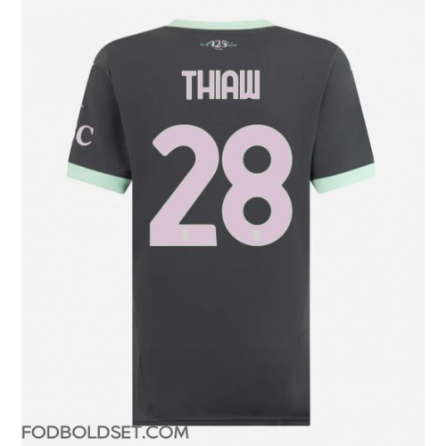 AC Milan Malick Thiaw #28 Tredjetrøje Dame 2024-25 Kortærmet